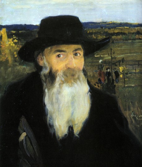 Image -- Oleksander Murashko: Old Teacher (Mykola I. Murashko) (1904).