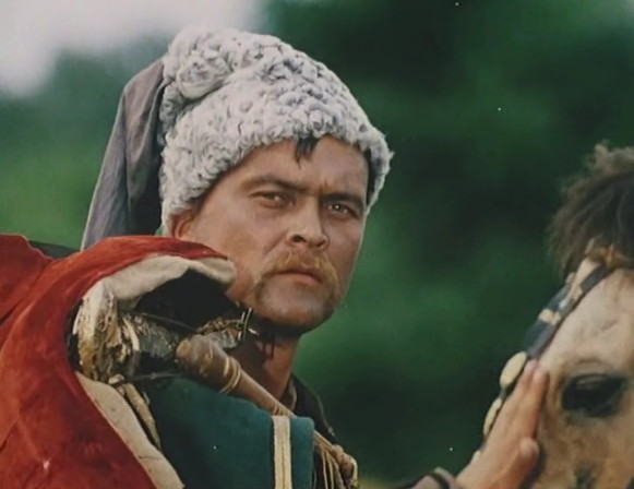 Image -- Ivan Mykolaichuk in Borys Ivchenko's film Lost Charter (1972).