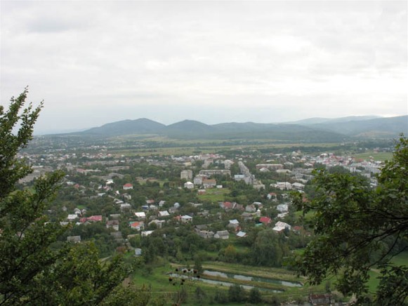 Image - A panorama of Nadvirna, Ivano-Frankivsk oblast.