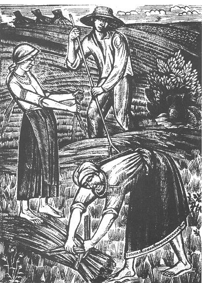 Image - Sofiia Nalepinska: illustration to Stepan Vasylchenkos story A Lead Pencil (1927).