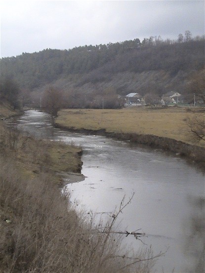 Image -- The Nichlava River near Strilkivtsi, Ternopil oblast.