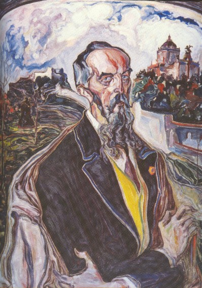 Image - Oleksa Novakivsky: Portrait of Oleksander Barvinsky (1933).