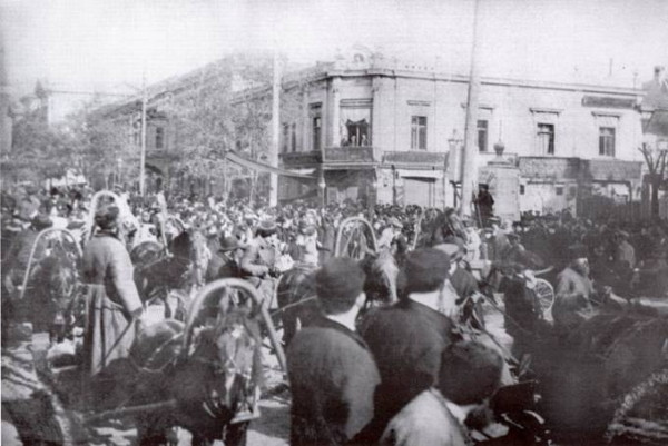 Image - A street protest in Odesa in October 1905.
