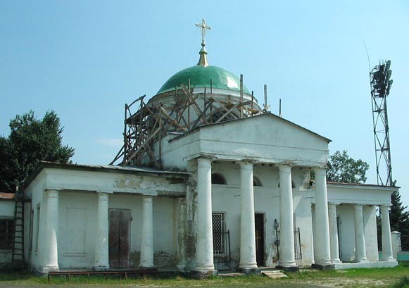 Image - Okhtyrka: Church of the Nativity of Christ (1828). 