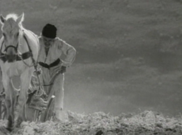 Image -- A scene from the film Kaminnyi khrest (Stone Cross, 1968), dir. Leonid Osyka.