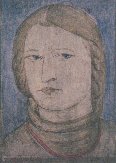 Image -- Oksana Pavlenko: Self-portrait (1925).