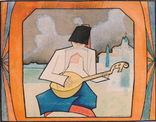 Image -- Kostiantyn Piskorsky: Kozak-Mamai (1921).
