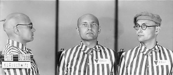 Image -- Lev Rebet in Auschwitz