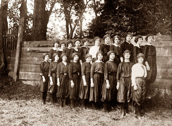 Image - Students of the Ridna shkola society teachers seminary (1914).