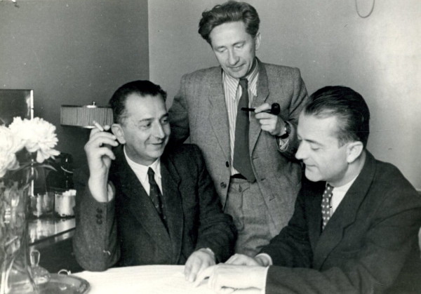 Image - Roman Simovych, Mykola Kolessa, and Anatol Kos-Anatolsky.