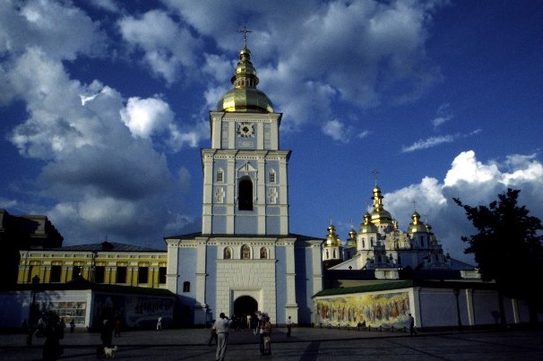 Image - Saint Michael's Golden-Domed Monastery in Kyiv.