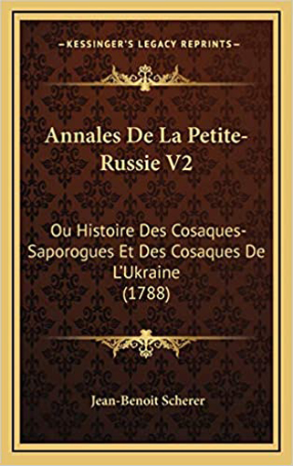 Image -- An edition of the History of the Cossacks by Jean-Benoit Scherer.
