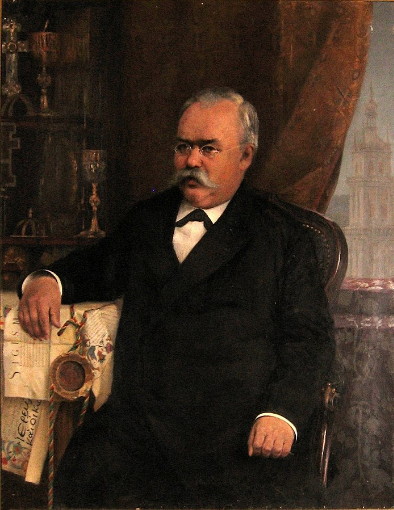 Image -- Portrait of Isydor Sharanevych by Teodor Demkiv.