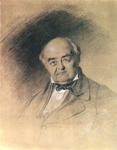 Image - Taras Shevchenko's drawing of Mikhail Shchepkin (1858).