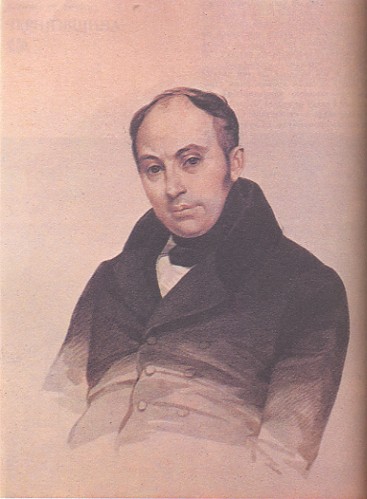 Image -- Taras Shevchenko: Portrait of Vasilii Zhukovsky (1844).