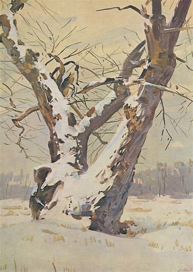 Image - Oleksii Shovkunenko: An Old Oak (1955).