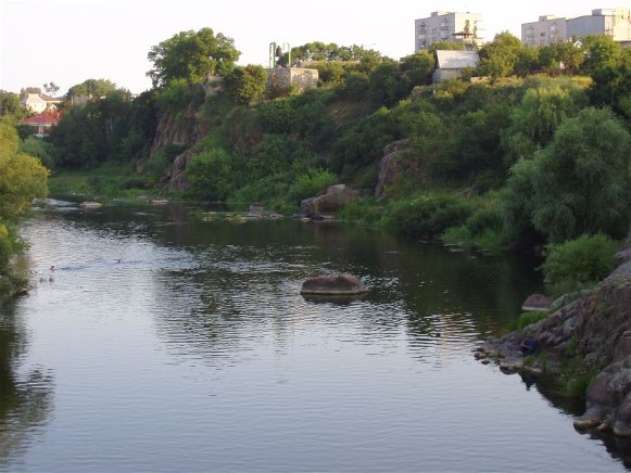 Image -- The Sluch River in Novohrad-Volynskyi.