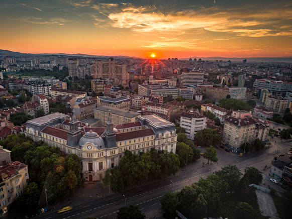 Image -- Sofia, Bulgaria: city center.
