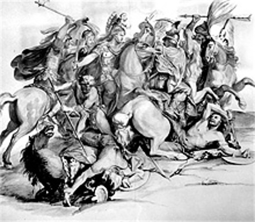 Image - Ivan Soshenko: Alexander the Great's Battle against Darius.