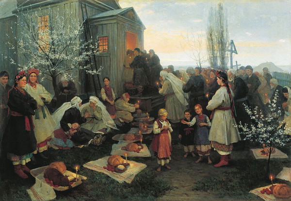 Image -- Ukrainian spring rituals (painting).