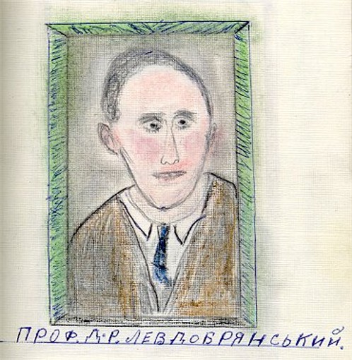 Image -- Dmytro Stryjek: Portrait of Lev Dobriansky.