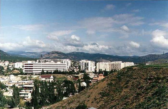 Image - The view of Sudak in the Crimea.