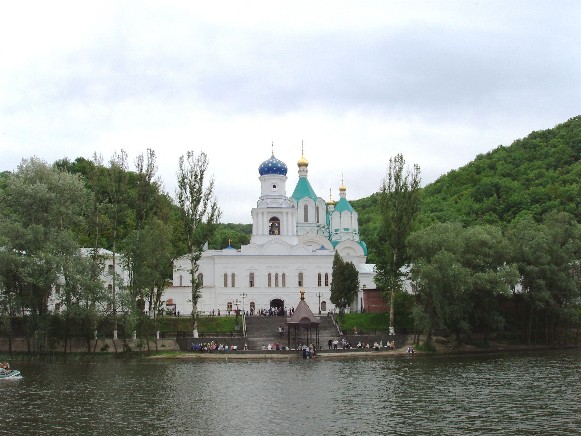 Image - Sviati Hory Dormition Monastery in Sviatohirsk, Donetsk oblast.