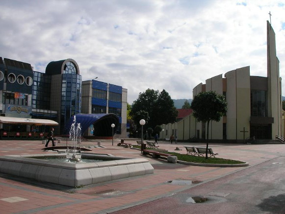 Image - Svydnyk: town center.