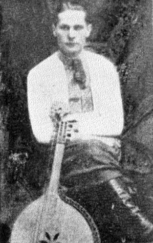 Image - Mykhailo Teliha with a bandura