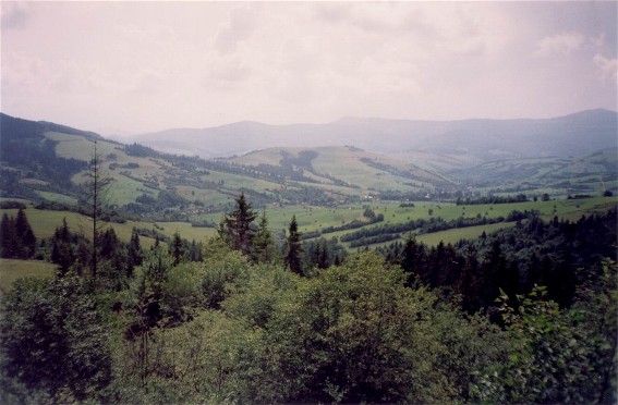Image - Transcarpathian landscape near Svaliava.