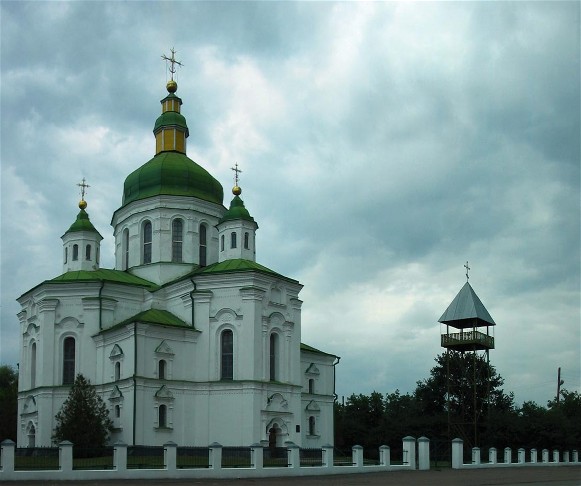 Image - The Transfiguration Church in Velyki Sorochyntsi, Poltava oblast.