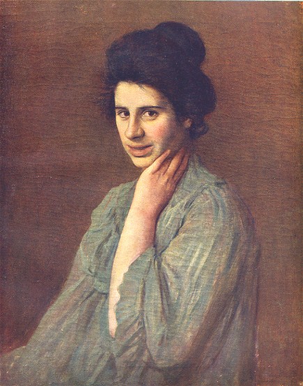 Image -- Ivan Trush: Portrait of the Artist's Wife Ariiadna.