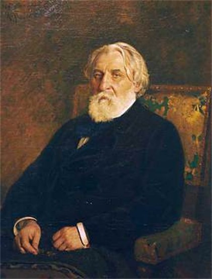Image - Ilia Repin: Portrait of Ivan Turgenev (1874).