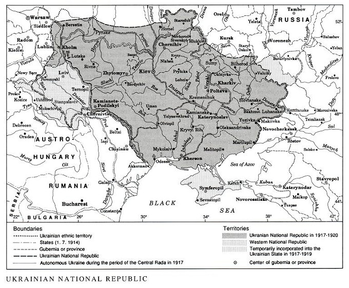 Image from entry Ukrainian National Republic in the Internet Encyclopedia of Ukraine