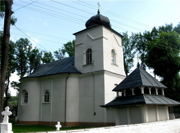 Image - Vasyliv (in Bukovyna): Church of the Nativity of the Mother of God (1835).