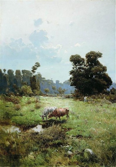 Image - Serhii Vasylkivsky: The Cossack Meadow (1893). 