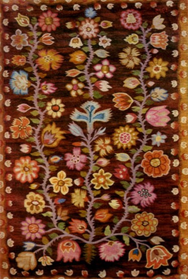 Image - A hand-woven Ukrainian kilim.