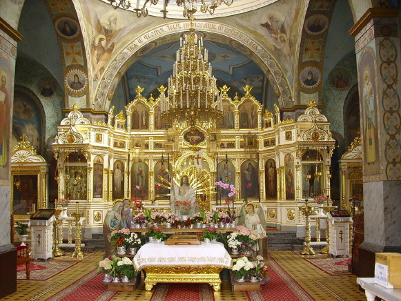 Image -- Yablochyn Saint Onuphrius's Monastery (church interior).