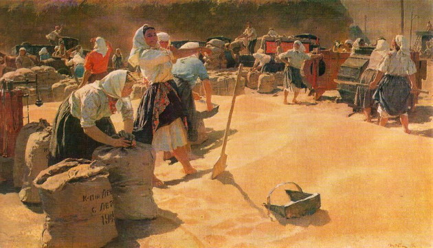 Image - Tetiana Yablonska: Bread (1949).