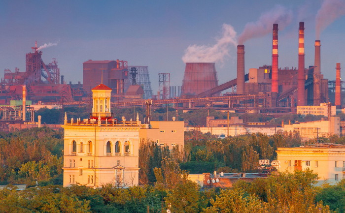 Image - Zaporizhia: industrial zone.