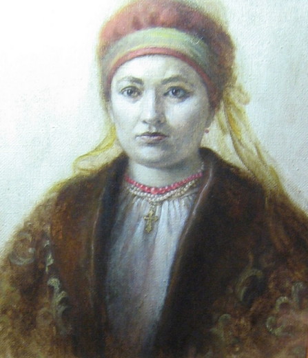 Image -- Hanna Zolotarenko (wife of Hetman Bohdan Khmelnytsky).
