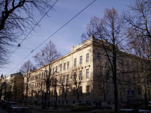 Image - The Academic Gymnasium of Lviv (1990s).