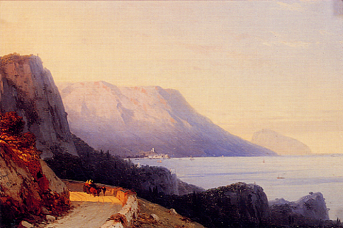 Image - A painting of Aiu-Dag by Ivan Aivazovsky (1863)
