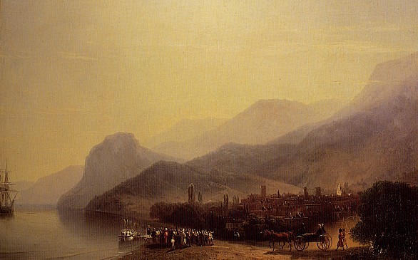Image - Ivan Aivazovsky: Alushta (1878)