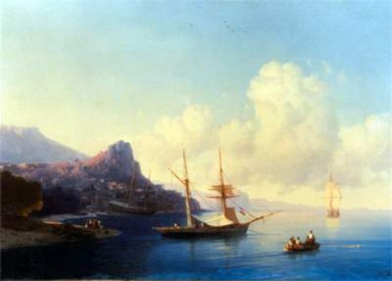 Image - Ivan Aivazovsky: Hurzuf (1859).