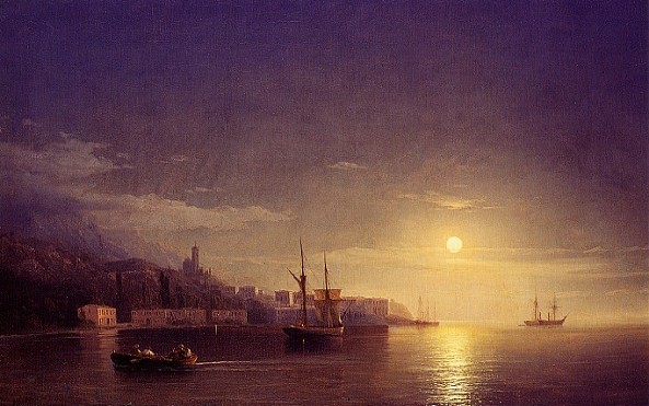 Image -- Ivan Aivazovsky: Yalta (1853)
