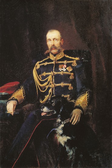 Image -- A portrait of Tsar Alexander II (1881).