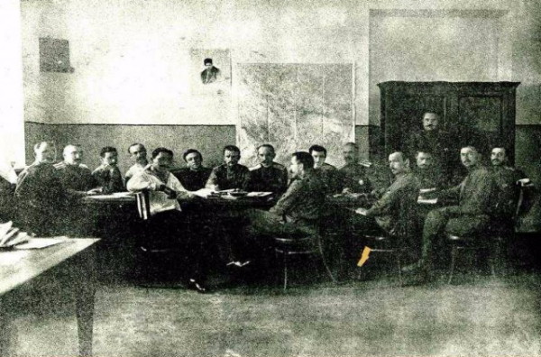 Image -- A meeting of the All-Ukrainian Council of Military Deputies (July 1917).