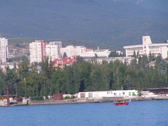 Image -- A view of Alushta, Crimea.