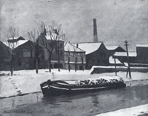 Image - Mykhailo Andriienko-Nechytailo: Canal de Lourcqe (1945).